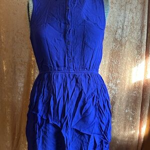 Sleeveless Button-Up Dress